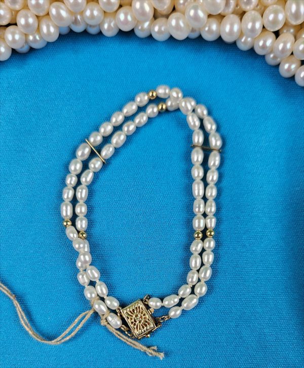 Double Strand Pearl Bracelet