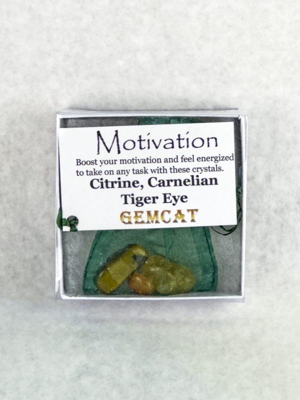 GEMCAT Motivation Crystal Wellness Set, Purrfect Gift! - Image 2